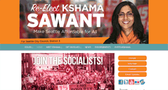 Desktop Screenshot of kshamasawant.org